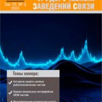 Обложка журнала Труды учебных заведений связи №3 том 10 2024